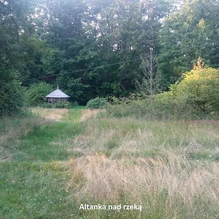 Domek I Jurta Nad Rzeka Koscierzyna Exterior photo